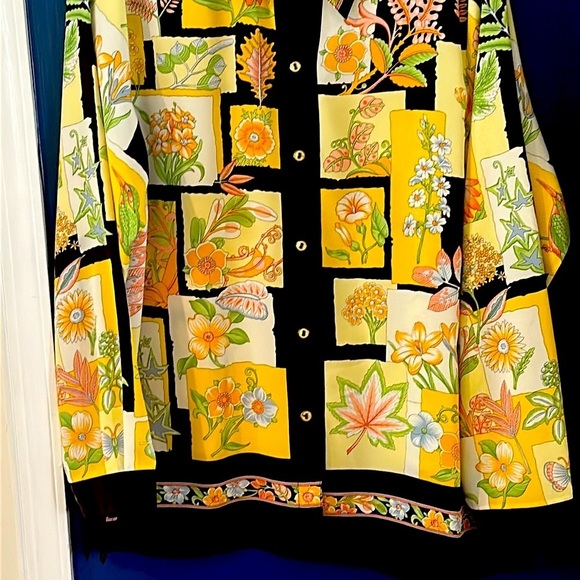 Women’s Vintage Gianni Nicole Collection Long Sleeve Button Up Blouse Size L - Picture 3 of 8